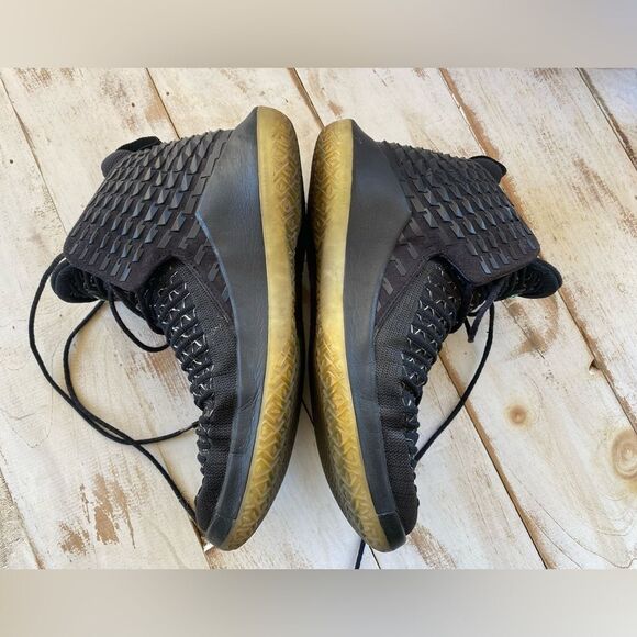 NIKE Air Jordans “Black Cat” 32 XXXII Black Basketball sneakers Youth sz 6 EUC - Picture 6 of 15